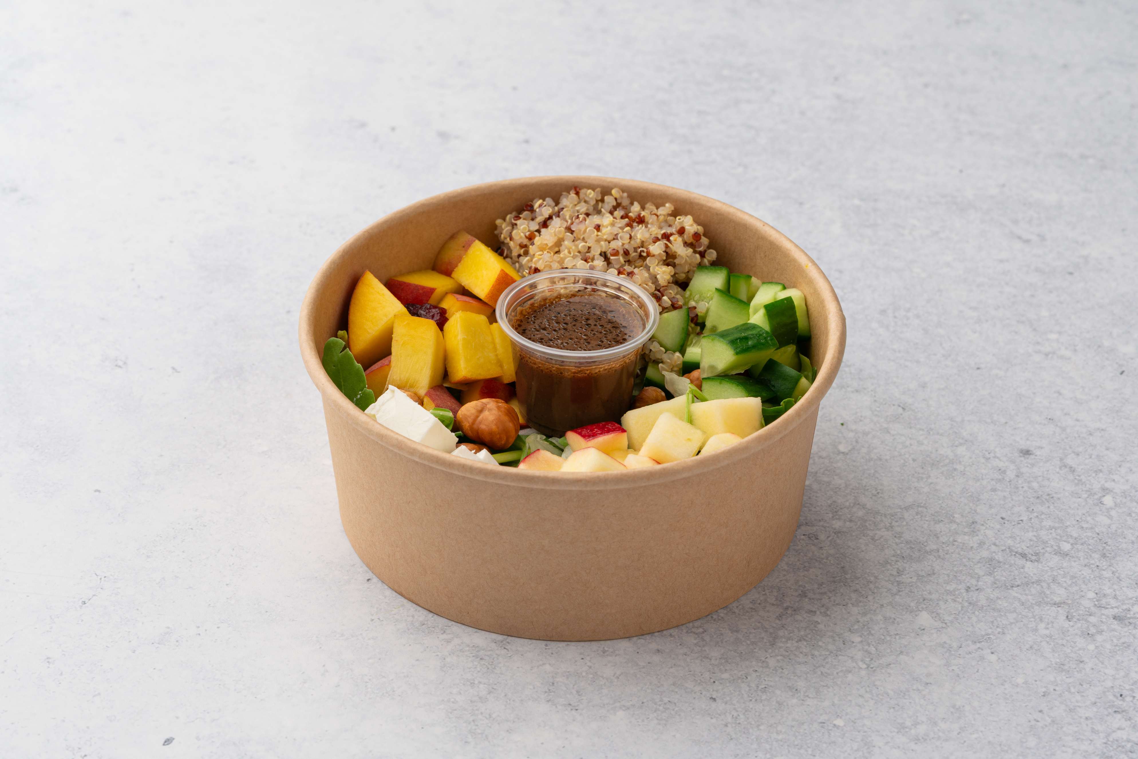 Peach And Toasted Hazelnut Summer Salad